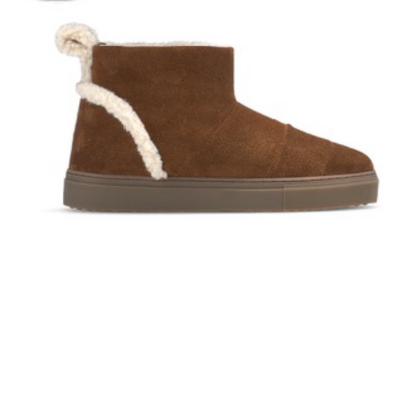 Anthropologie Inuikki Brand BWT cozy Suede Shearling Waterproof winter boot❄️ - Picture 3 of 7